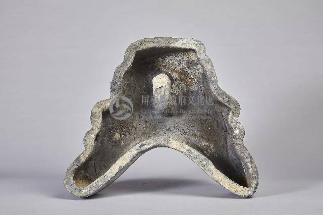 浮雕卷葉雲紋鬼瓦-1藏品圖，第3張
