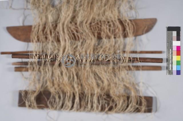 水平背帶織布用具-夾布軸及紗線藏品圖，第5張