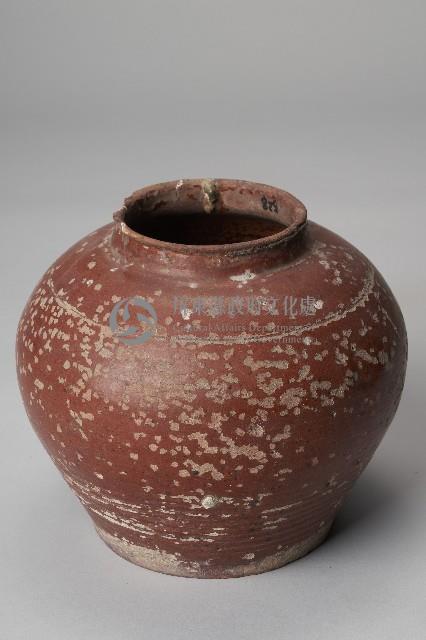 陶製紅釉素面壺藏品圖，第5張