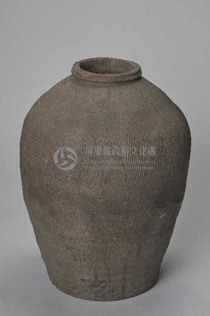 陶製灰胎條紋甕藏品圖，第5張