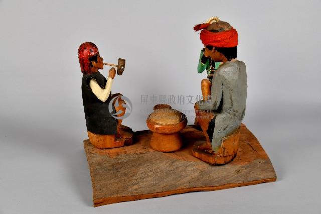 彩繪飲食人物群像藏品圖，第1張