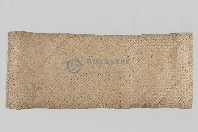 編織月桃葉製單人草蓆藏品圖，第1張