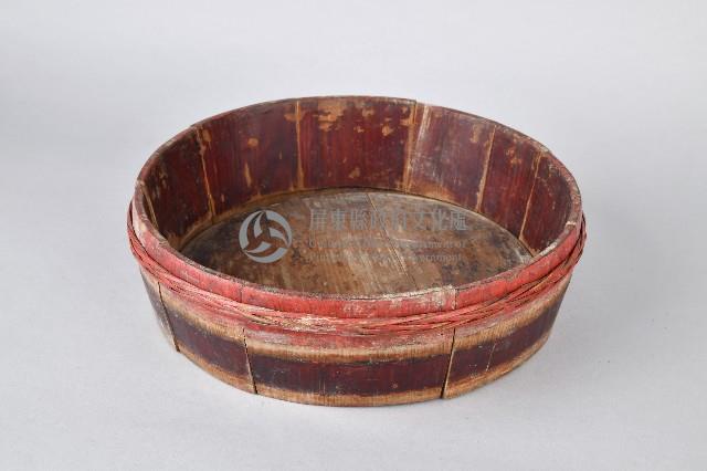 朱漆箍木盥洗用盆藏品圖，第1張