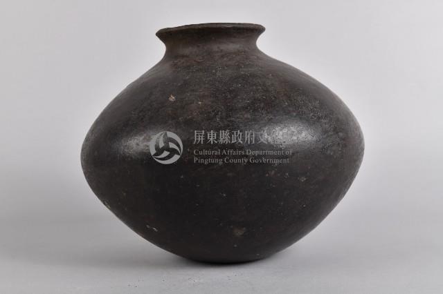 黑釉素面壺藏品圖，第4張