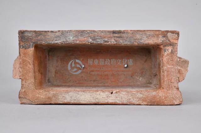 素燒紅胎矩形五谷先帝香爐藏品圖，第3張