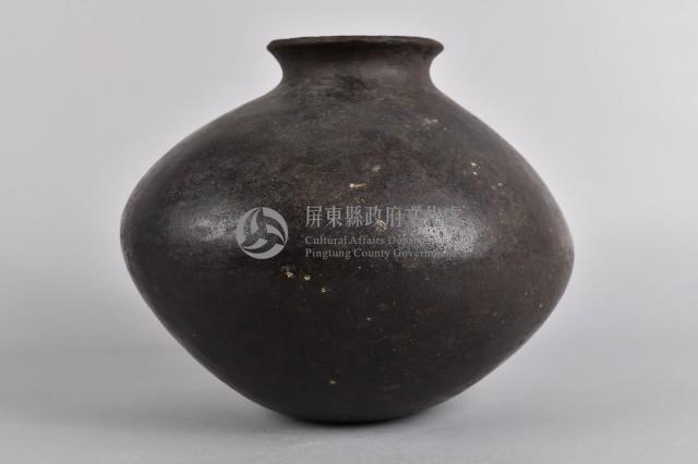 黑釉素面壺藏品圖，第3張