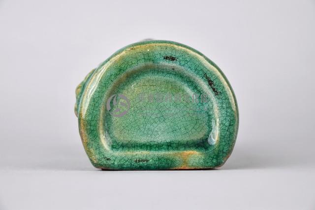 青綠釉蟬竹枝壁插藏品圖，第4張