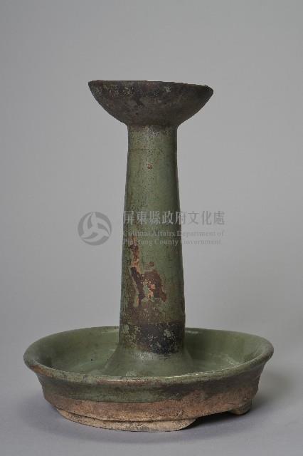 綠釉燭臺藏品圖，第4張