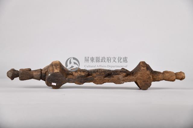 人面百步蛇紋木製雙連杯藏品圖，第4張