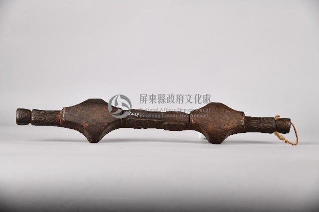 人像山羊紋木製雙連杯藏品圖，第3張