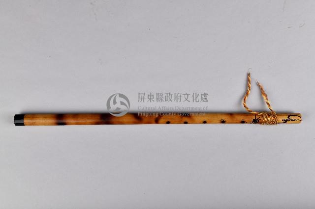 竹製單管口笛藏品圖，第2張