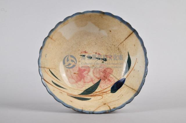 粉花褐枝彩瓷碗藏品圖，第3張