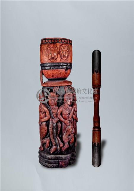 迎賓舞木雕杵臼組藏品圖，第1張