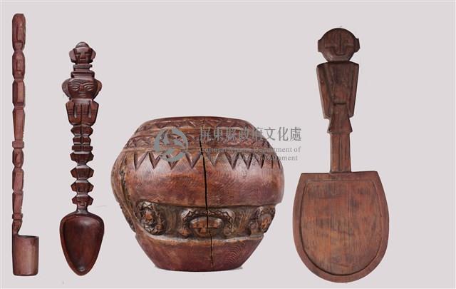 木雕食器藏品圖，第1張