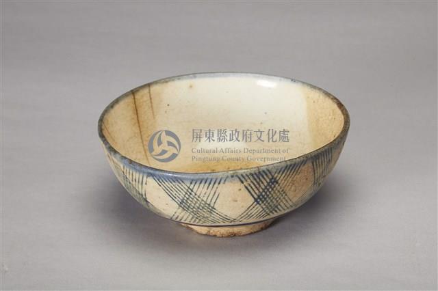 青花白瓷碗藏品圖，第1張