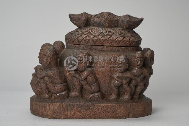 人群像雙頭百步蛇紋珠寶盒藏品圖，第1張