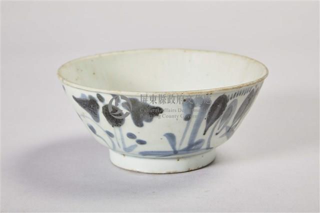 藍灰紋白瓷碗藏品圖，第1張