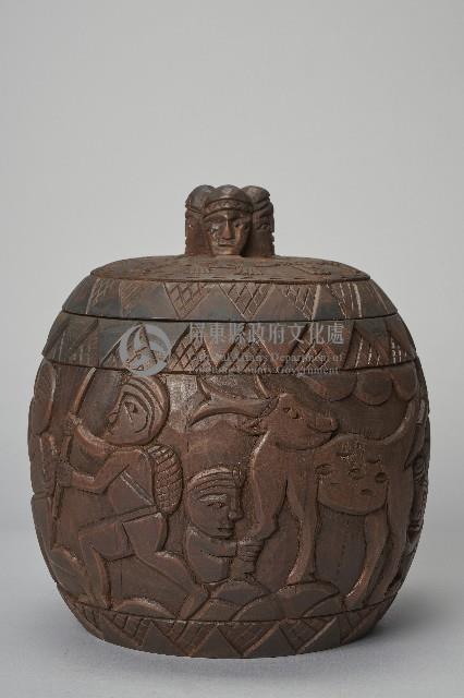 浮雕群像獵鹿珠寶盒藏品圖，第1張