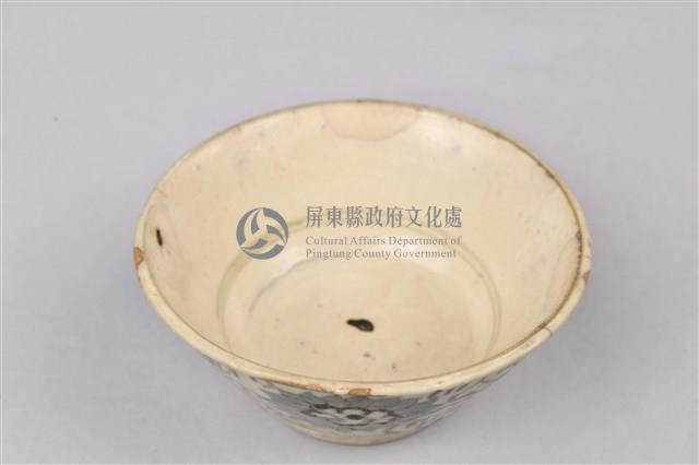 藍灰花紋瓷碗藏品圖，第1張