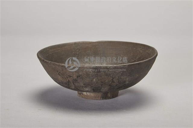 燻燒黑釉陶碗藏品圖，第1張