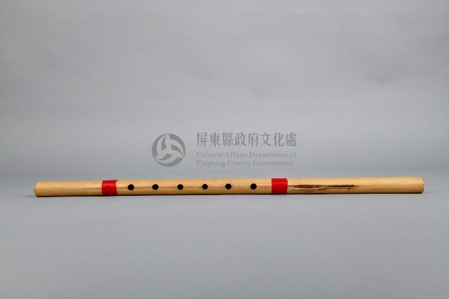 竹製單管口笛藏品圖，第1張