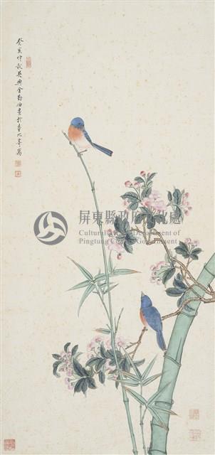 竹枝花雀圖藏品圖，第1張