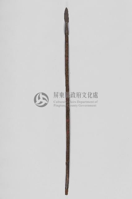 浮雕彩繪百步蛇幾何紋獵槍藏品圖，第1張