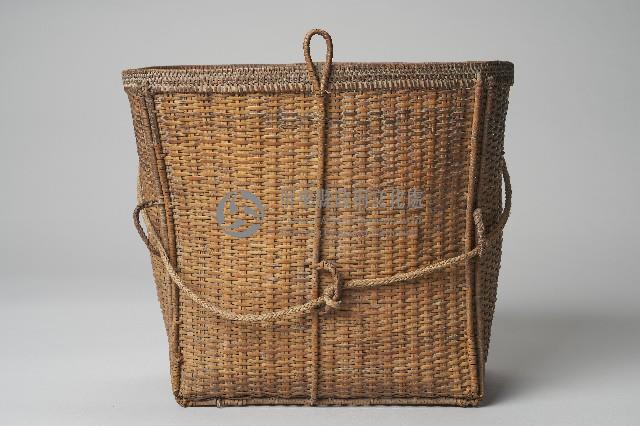藤編背包藏品圖，第1張