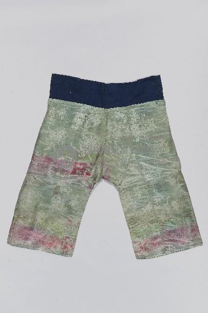 淺藍紫邊繡花底褲藏品圖，第1張