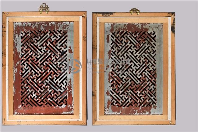 紅漆祥獸門木雕藏品圖，第3張