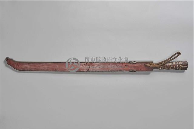 鏤雕鑲嵌金屬魯凱刀藏品圖，第3張