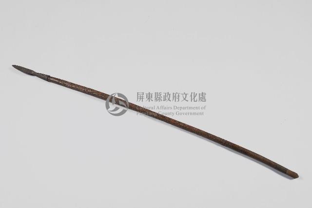 浮雕彩繪百步蛇幾何紋獵槍藏品圖，第2張