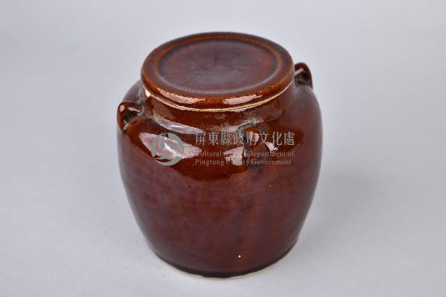 紅褐釉四繫罐藏品圖，第2張