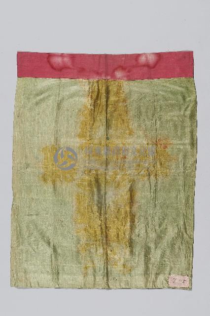 彩繡綠面繡布藏品圖，第2張