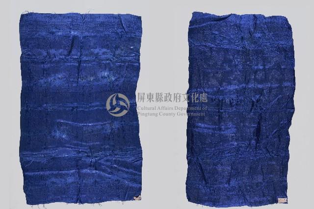 藍色織布料兩塊藏品圖，第2張