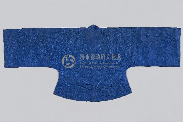 男性對襟藍馬褂藏品圖，第2張