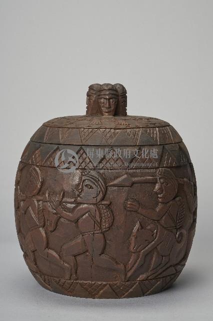 浮雕群像獵鹿珠寶盒藏品圖，第2張