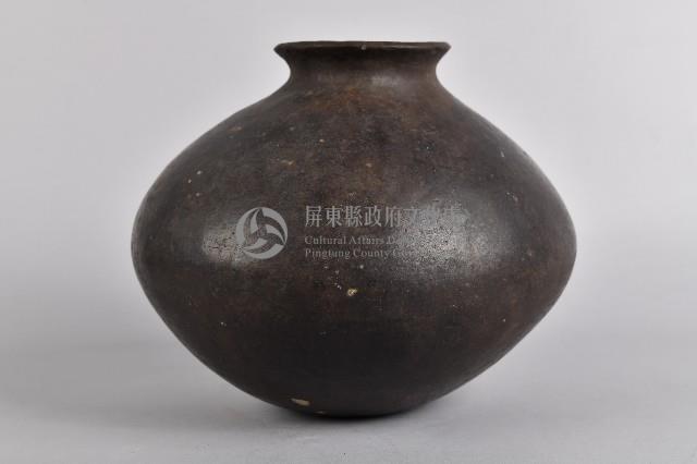 黑釉素面壺藏品圖，第1張