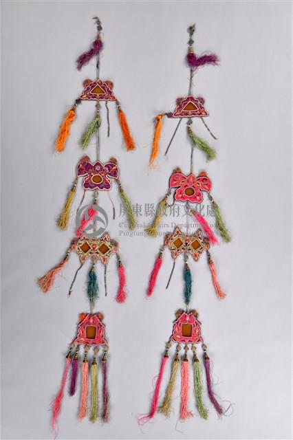 刺繡彩墜床飾藏品圖，第2張