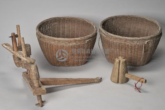 木製打草繩機藏品圖，第2張