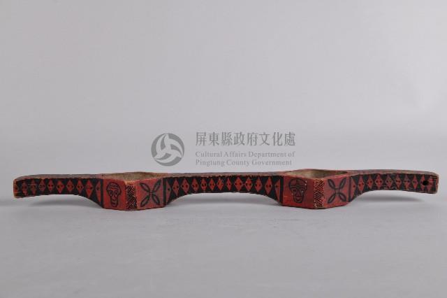 紅黑木製雙連杯藏品圖，第2張