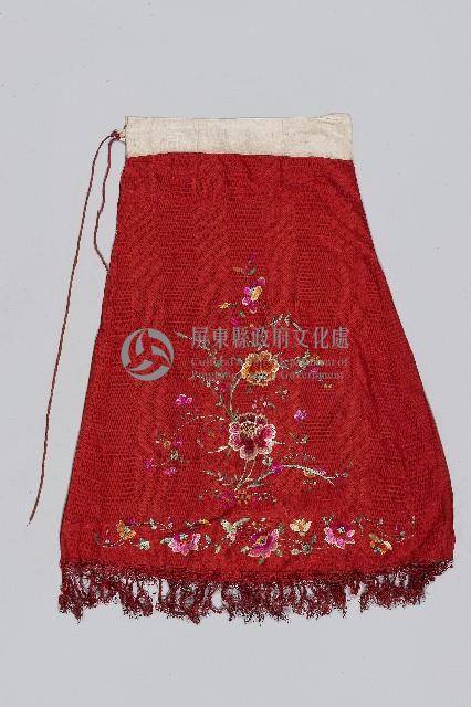 牡丹紅流蘇長裙藏品圖，第2張