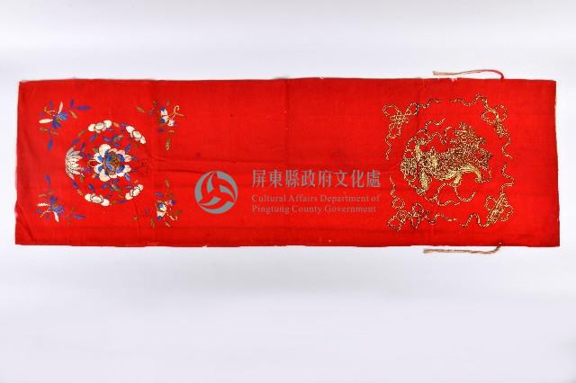 釘金祥獅戲彩球床飾藏品圖，第1張