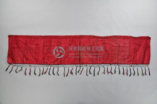 紅底鳳鳥床飾藏品圖，第2張