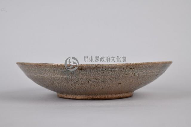 開片騎馬彩繪陶盤藏品圖，第2張