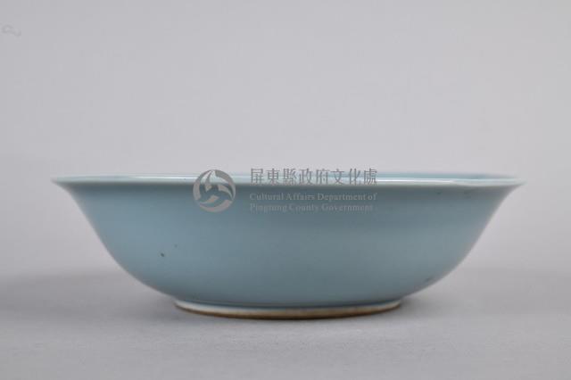 白枝南天竺紋天青瓷碗藏品圖，第2張