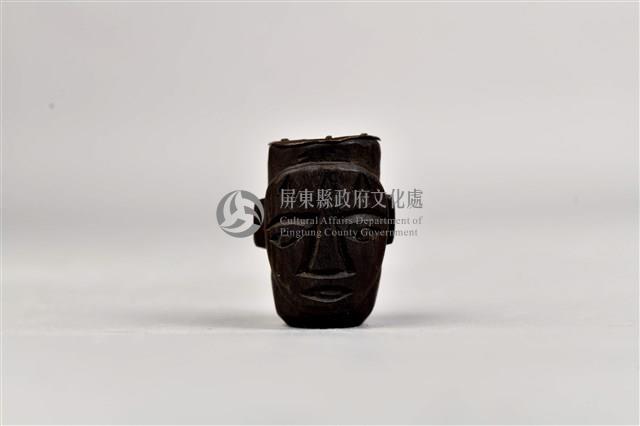 浮雕雙人面菸斗頭藏品圖，第1張