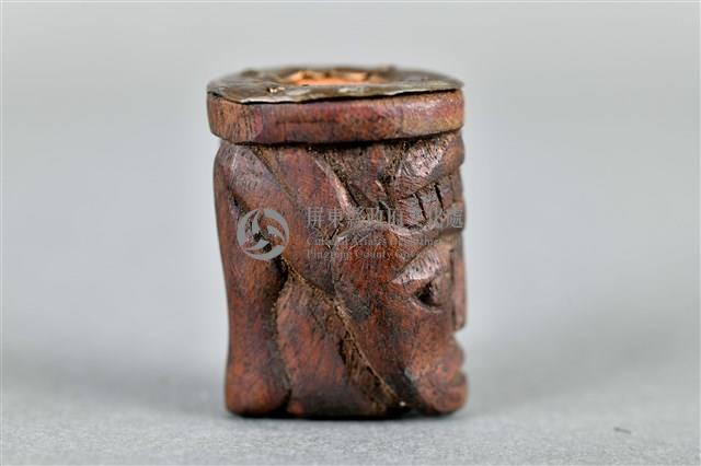 浮雕人面菸斗頭藏品圖，第5張