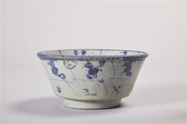 青花螺旋紋瓷碗藏品圖，第2張