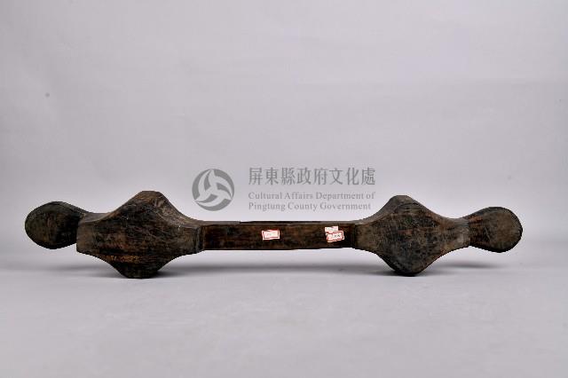 百步蛇紋木製雙連杯藏品圖，第3張